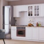 Kitchen Set Dapur Monika 240 cm Warna Putih