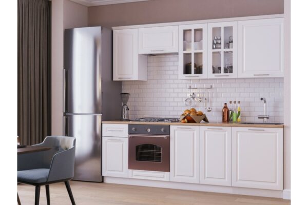 Kitchen Set Dapur Monika 240 cm Warna Putih
