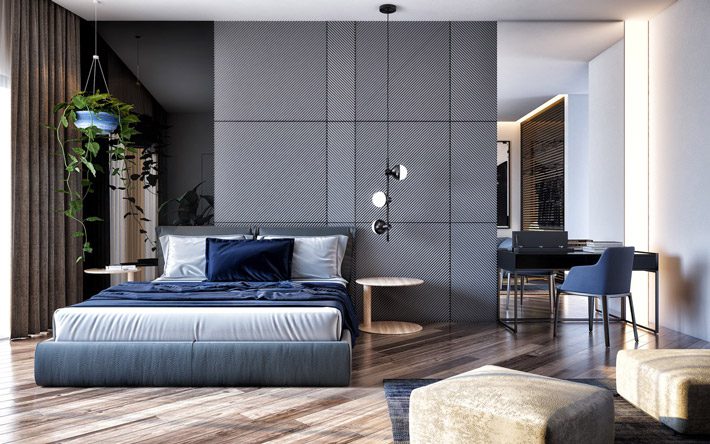 interior rumah minimalis modern - Desain Kamar Tidur Modern