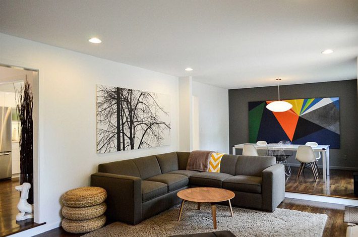 Desain interior rumah minimalis modern - Hiasan Dinding Modern