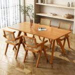 Meja Makan Kayu Minimalis 4 Kursi