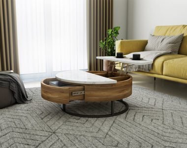 Desain Coffee Table Bulat