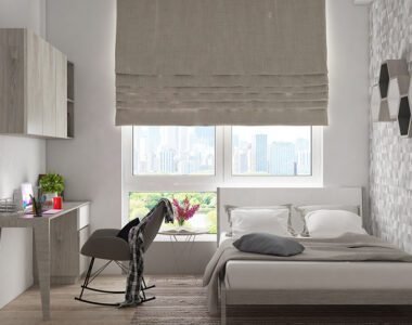 Desain Kamar Tidur Abu-abu Dan Putih