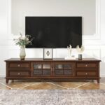 Meja TV Antik Minimialis Modern 4 Laci