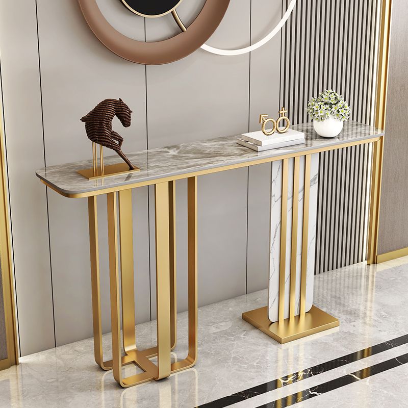 Console Table Top Marmer Minimalis Modern