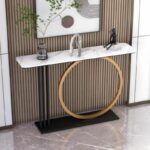 Meja Konsol Stainless Top Marmer