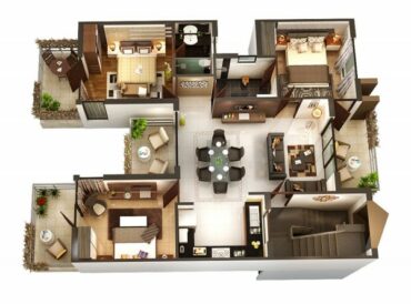Denah Rumah Minimalis 3 Kamar