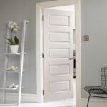 Pintu Kamar Minimalis Cat Duco Putih