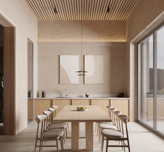 Desain Ruang Makan Aesthetic