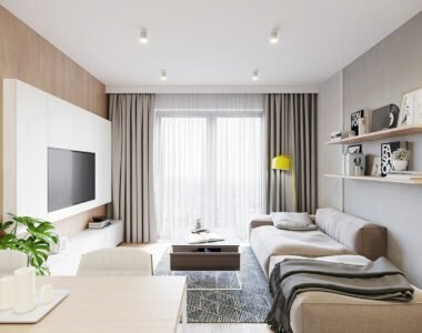 Ide Desain Ruang Tamu Kecil Dengan TV