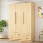 Lemari Baju Minimalis 3 Pintu Dengan Laci