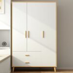 Lemari Pakaian Minimalis 3 Pintu Modern