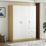 Lemari Pakaian Minimalis Skandinavia 3 Pintu
