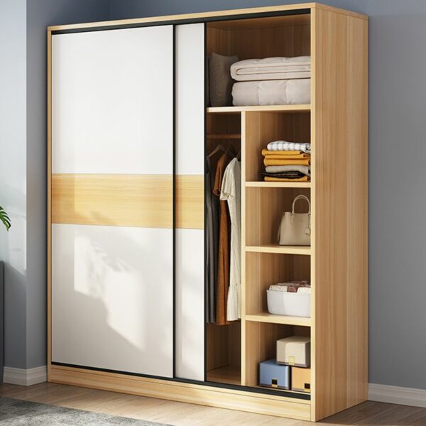 Lemari Pakaian Pintu Geser Minimalis Modern
