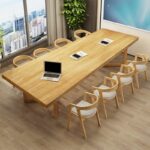 Meja Rapat Kantor Minimalis Bahan HPL