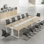 Meja Rapat Kantor Minimalis Modern 300cm