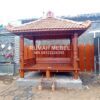 Gazebo Kayu Jati Minimalis Ukuran 2x3 Meter