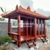 Gazebo Kayu Jati Model Terbaru Ukuran 2x4 Meter