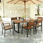 Meja Kursi Cafe Outdoor Minimalis 6 Kursi