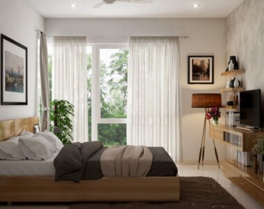 Desain Meja TV untuk Kamar Tidur