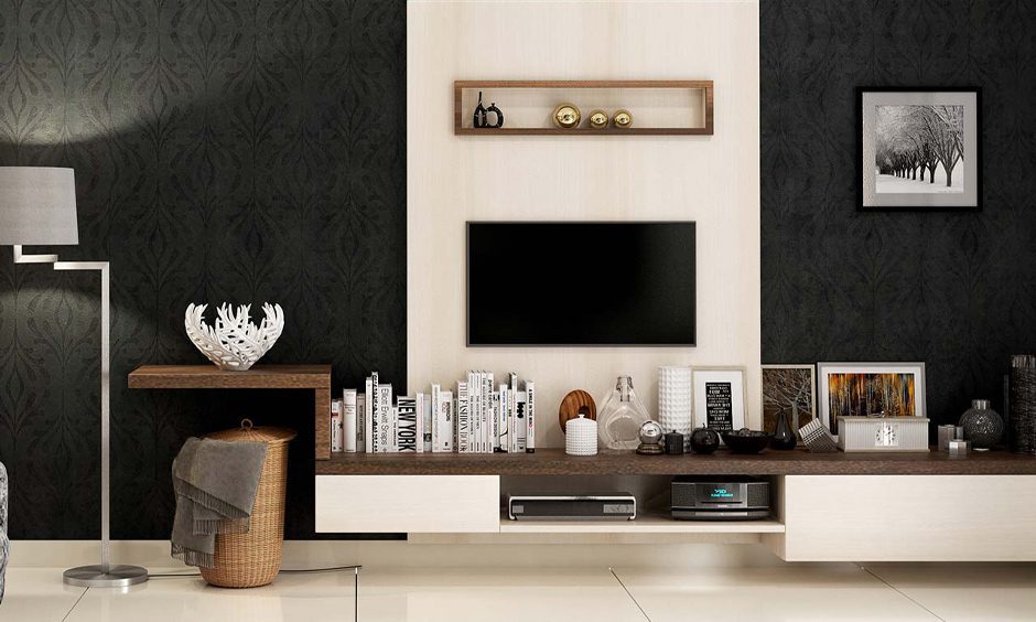 Desain Meja TV untuk Kamar Tidur