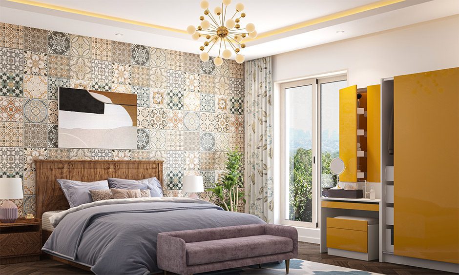 Ide Desain Dinding Kamar Tidur