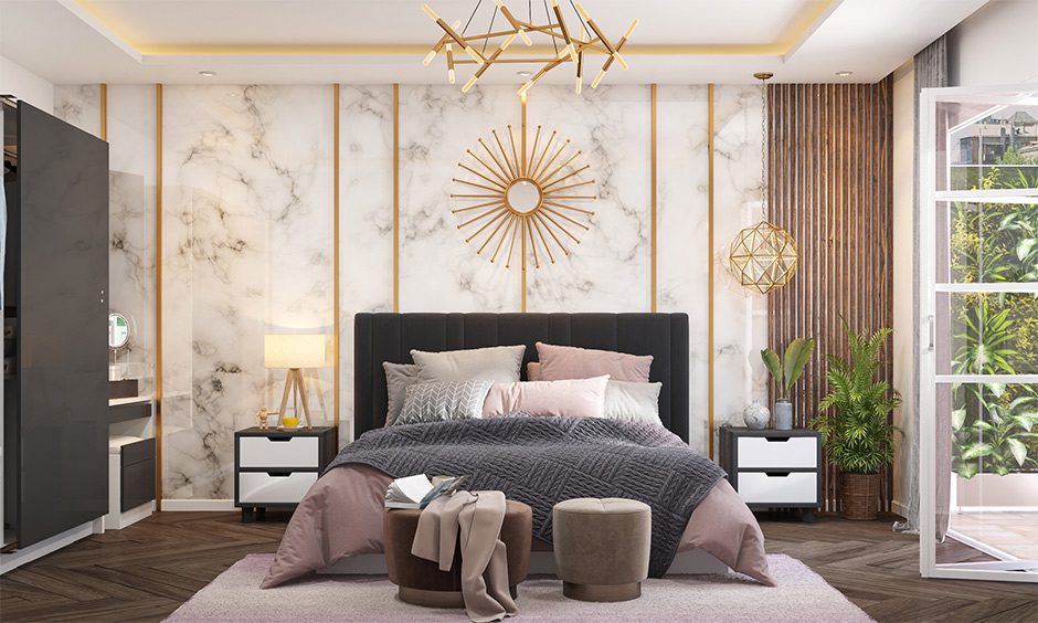Ide Desain Dinding Kamar Tidur