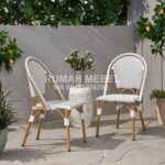 Kursi Cafe Rotan Outdoor Unik Modern