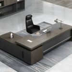 Meja Direksi Kantor Minimalis Mewah L Shape