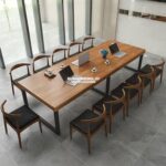 Meja Rapat Kantor Elegan Minimalis 10 Kursi