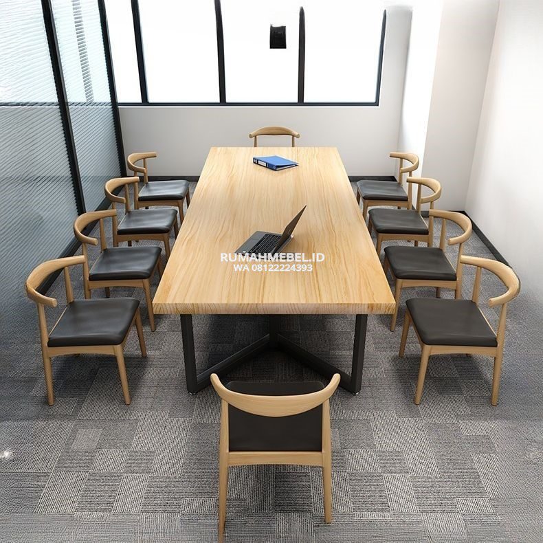 Meja Meeting Kantor Minimalis Modern 10 Kursi