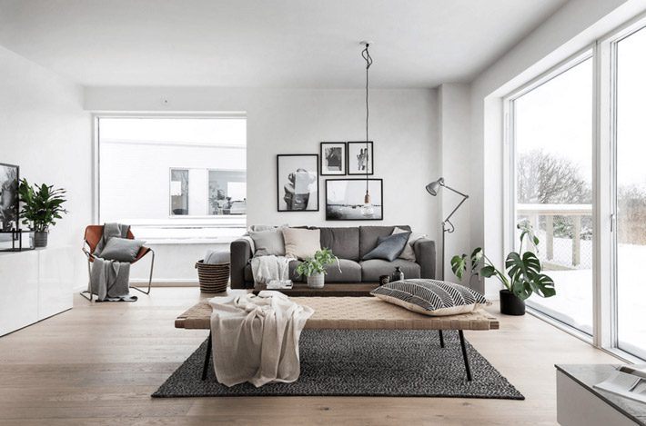 Desain Ruang Tamu Scandinavian