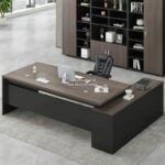 Meja Kantor Direktur Minimalis L Shape