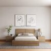 Kamar Set Tempat Tidur Minimalis 2 Nakas