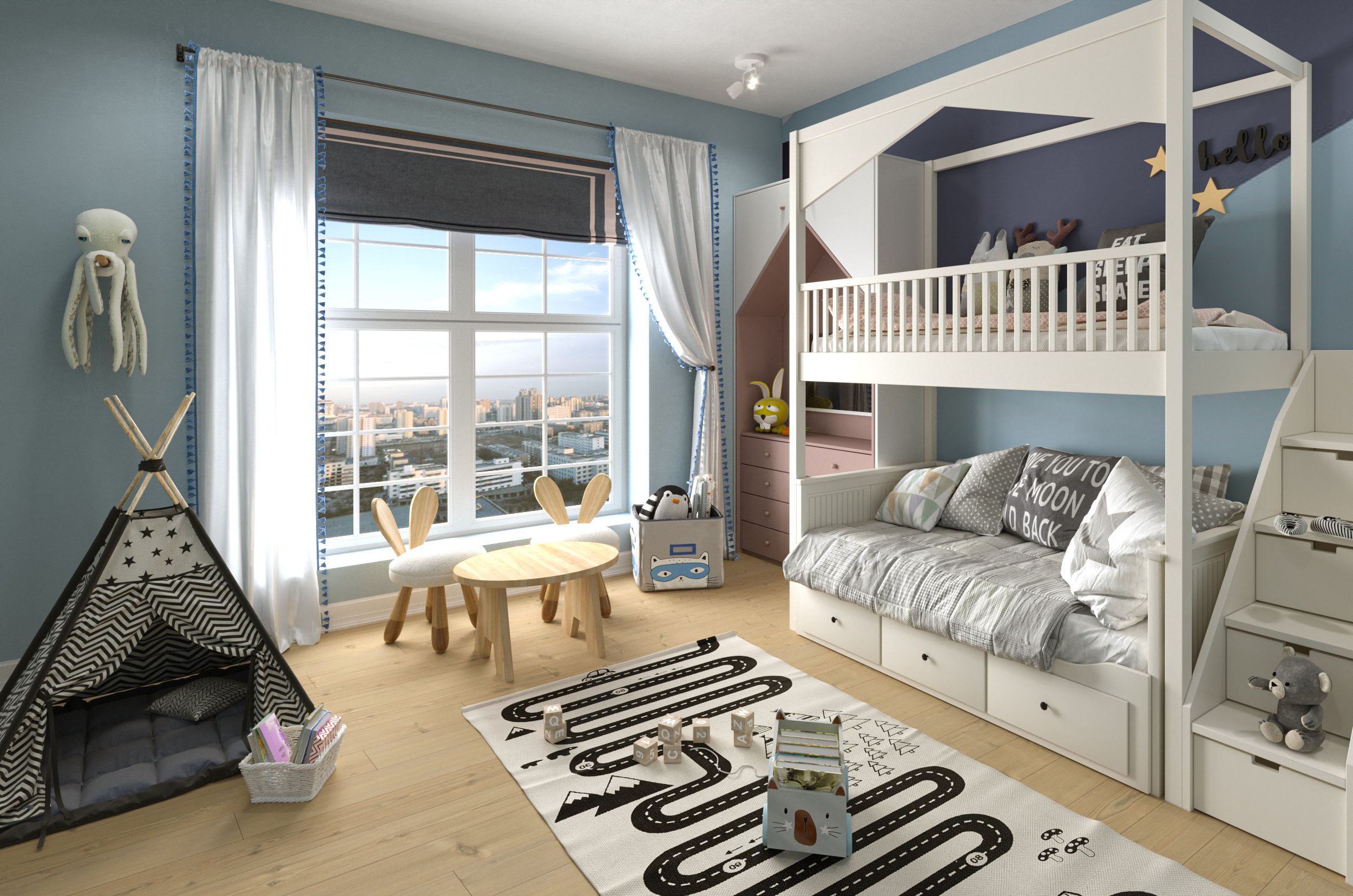 Kamar Tidur yang Aman dan Nyaman untuk Anak