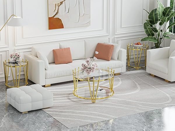 Sofa Minimalis dengan Meja Samping