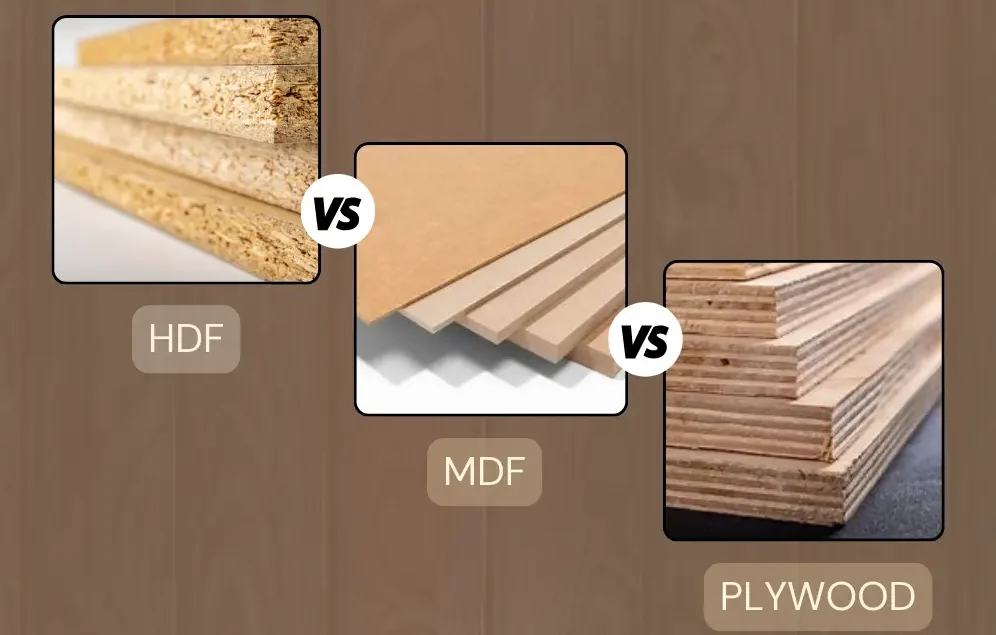 MDF, HDF, dan Plywood