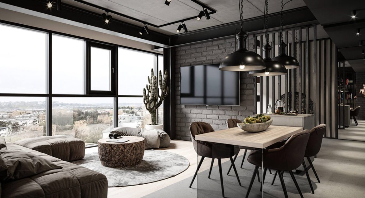 Desain Interior Rumah Industrial