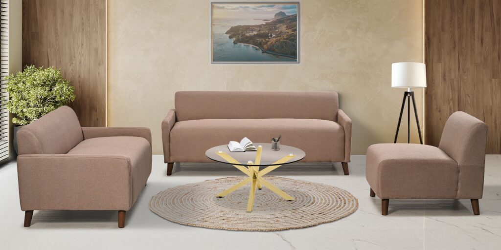 Kursi Sofa dengan Bahan Kain