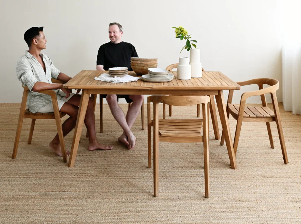 Meja Makan Kayu Jati Minimalis