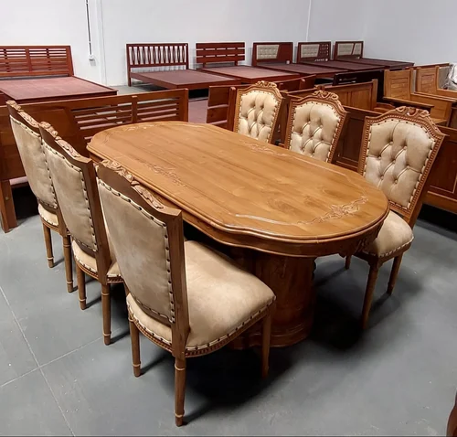 Meja Makan Kayu Jati Modern