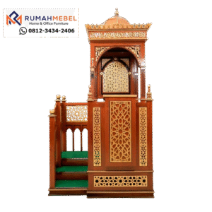 Mimbar Masjid Kayu Jati jepara