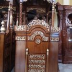 Mimbar Masjid Ukir Jati Jepara