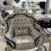 Single Sofa Sultan Ukiran Ornamen Khas Jepara