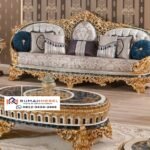 Sofa Ukir Klasik Tamu Mewah Kayu Jati TPK
