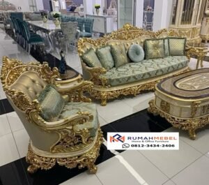 Set Sofa Klasik Ukir Jepara Luxurios Kayu Jati 