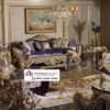 Sofa Kayu Jati Klasik Mewah Gold