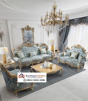 Set Sofa Ukir Klasik Premium Sultan