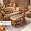 Set Sofa Mewah Ukiran Klasik Italian Gold Royal