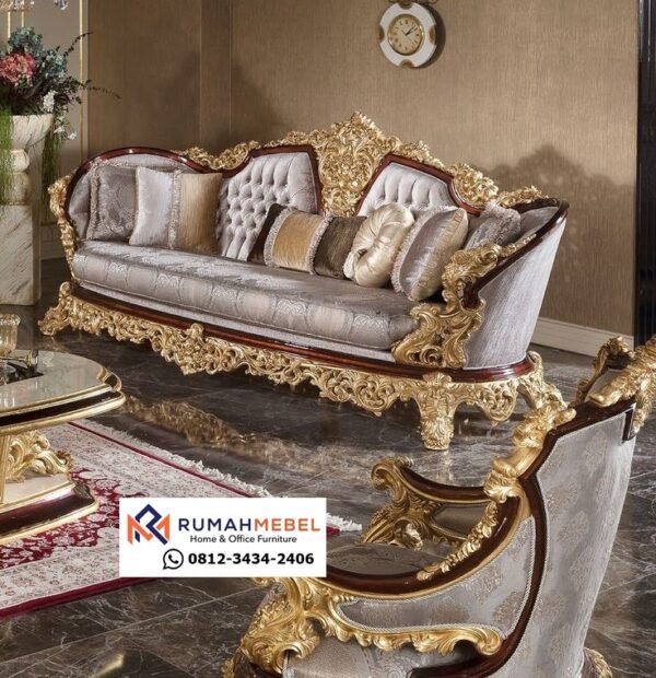 Jual Sofa Tamu Ukir Klasik Mewah Elegan
